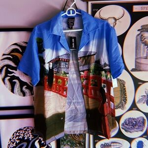 Spirited Away Unisex Collared Shirt ⛩️🌸🎋